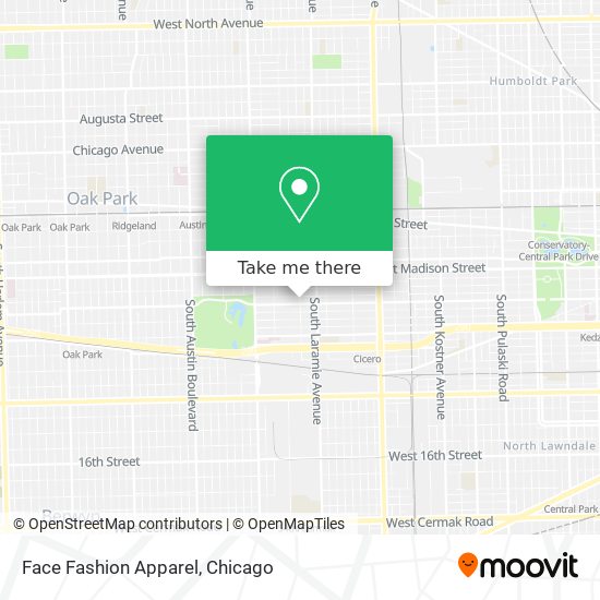 Face Fashion Apparel map