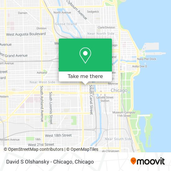 Mapa de David S Olshansky - Chicago