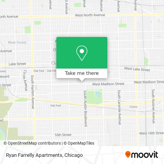 Mapa de Ryan Farrelly Apartments