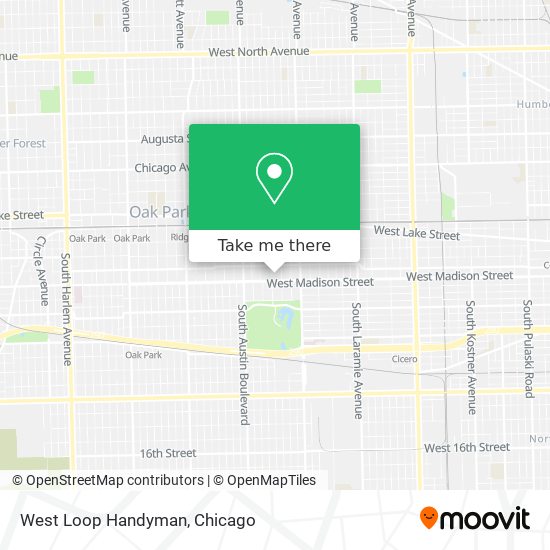 West Loop Handyman map