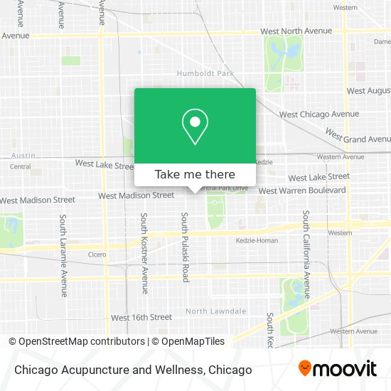 Mapa de Chicago Acupuncture and Wellness