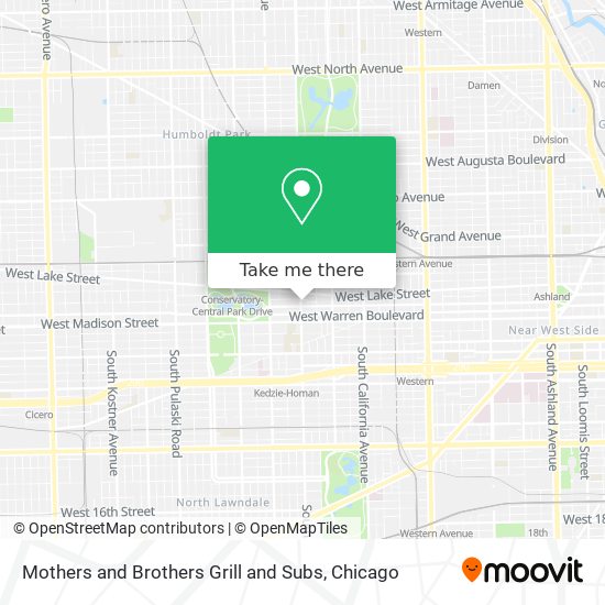Mapa de Mothers and Brothers Grill and Subs