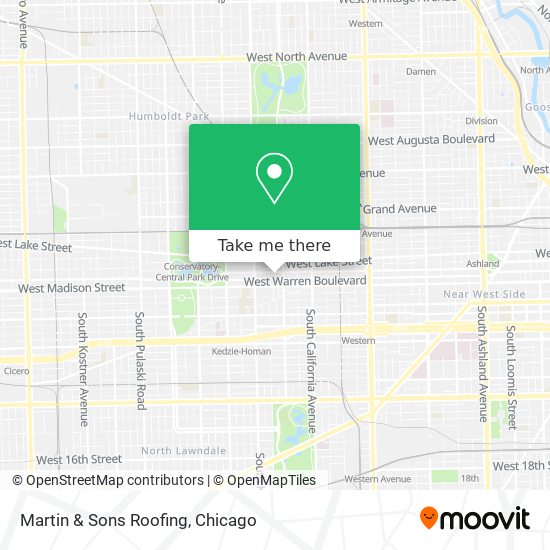 Mapa de Martin & Sons Roofing