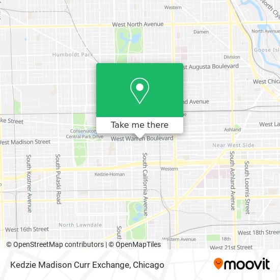 Mapa de Kedzie Madison Curr Exchange