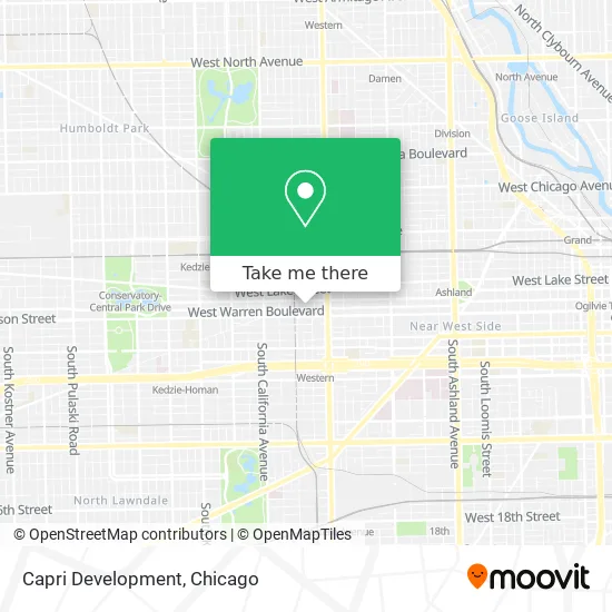 Capri Development map