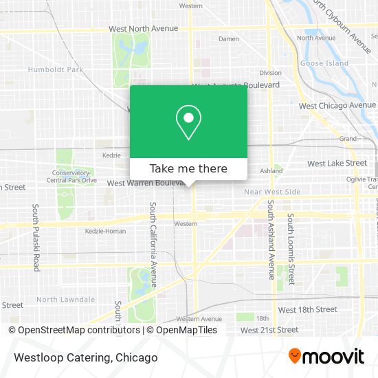 Westloop Catering map