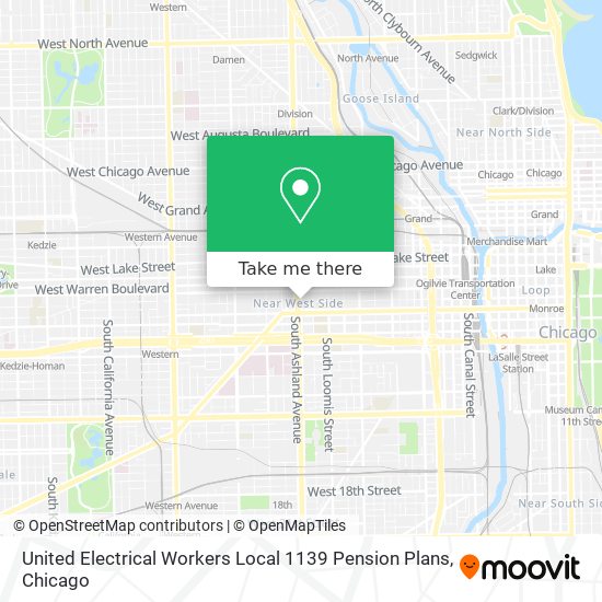 United Electrical Workers Local 1139 Pension Plans map