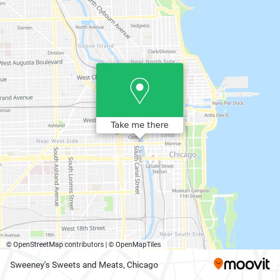 Sweeney's Sweets and Meats map