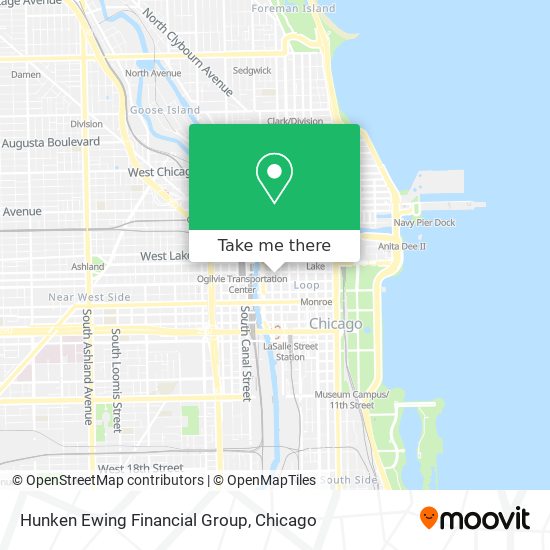 Hunken Ewing Financial Group map