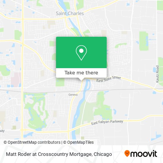 Matt Roder at Crosscountry Mortgage map