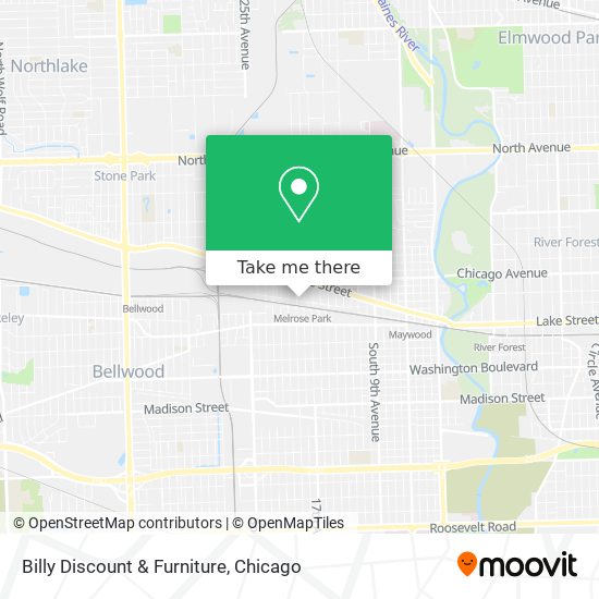 Mapa de Billy Discount & Furniture