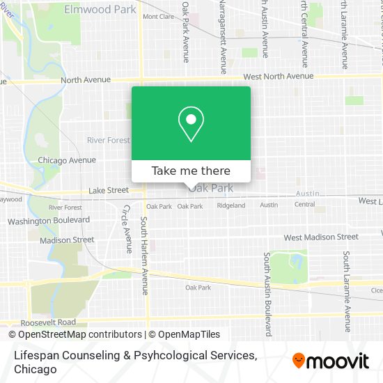 Lifespan Counseling & Psyhcological Services map