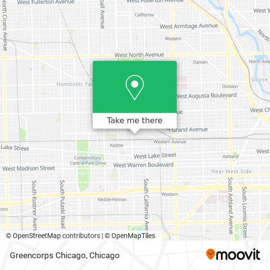 Greencorps Chicago map