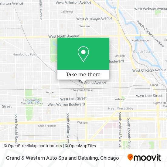 Grand & Western Auto Spa and Detailing map