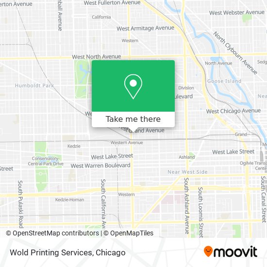 Wold Printing Services map