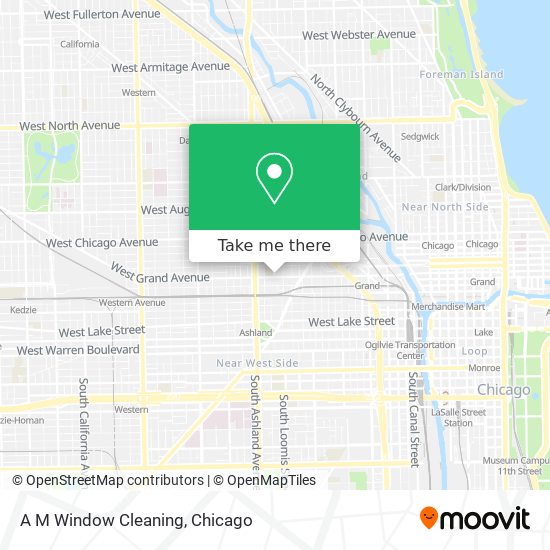 A M Window Cleaning map
