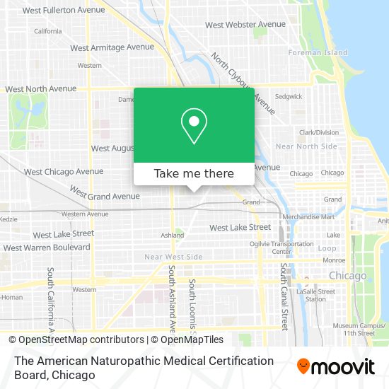 Mapa de The American Naturopathic Medical Certification Board