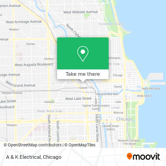 A & K Electrical map