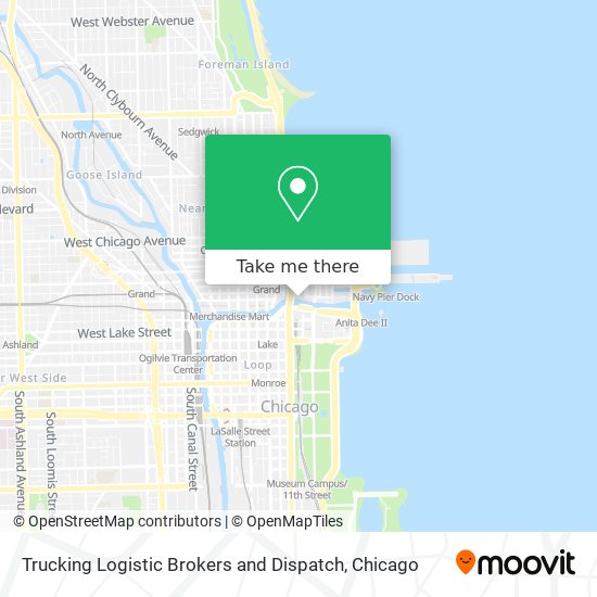 Trucking Logistic Brokers and Dispatch map