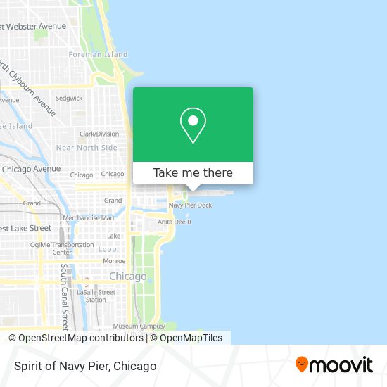 Spirit of Navy Pier map