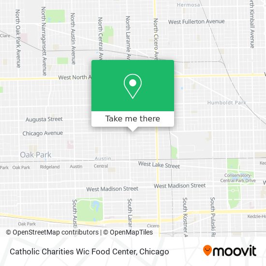 Mapa de Catholic Charities Wic Food Center