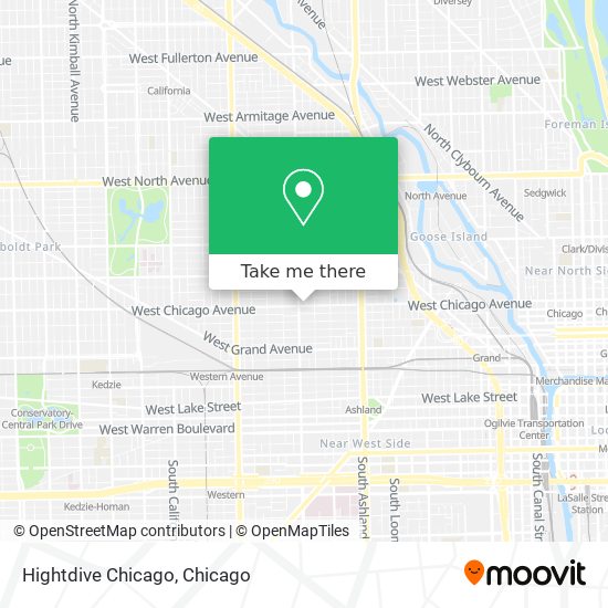 Hightdive Chicago map
