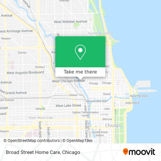 Mapa de Broad Street Home Care