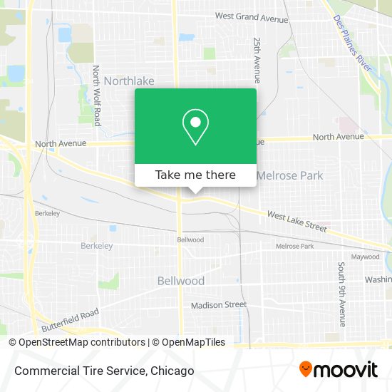 Commercial Tire Service map