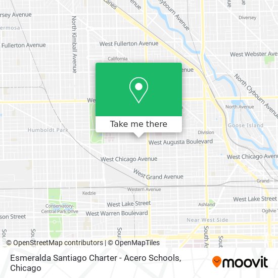 Esmeralda Santiago Charter - Acero Schools map