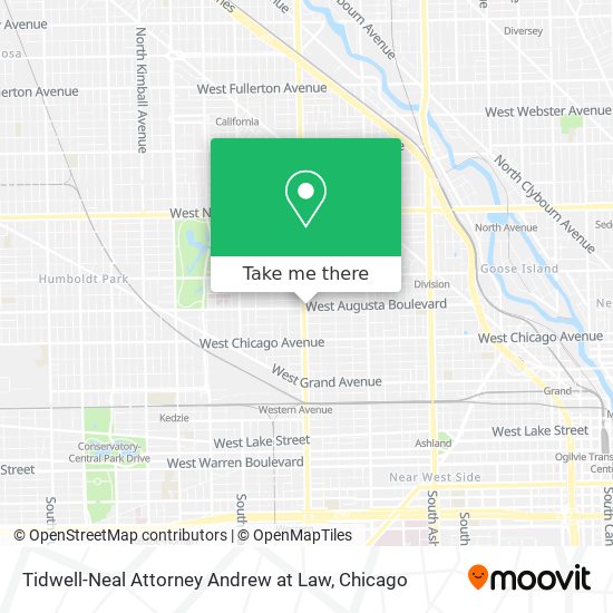 Tidwell-Neal Attorney Andrew at Law map