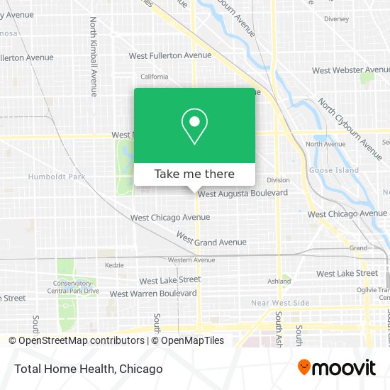 Total Home Health map