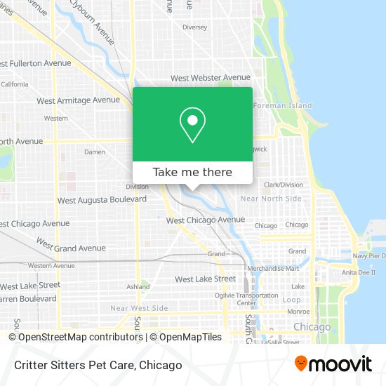 Critter Sitters Pet Care map