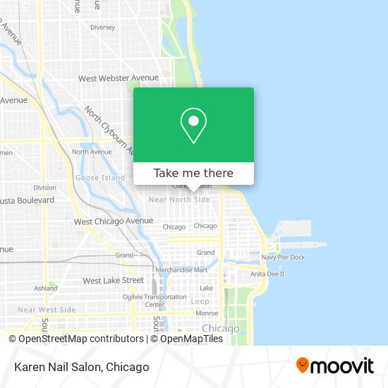 Karen Nail Salon map