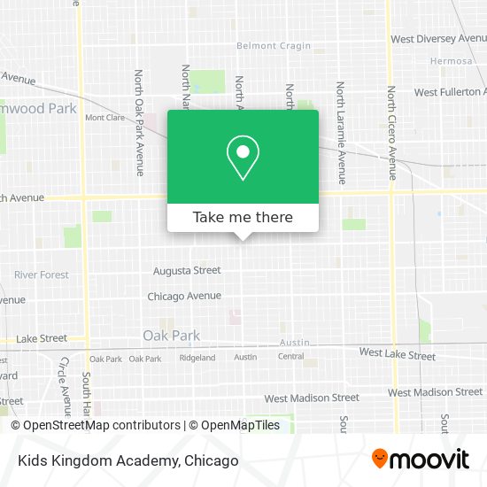 Mapa de Kids Kingdom Academy