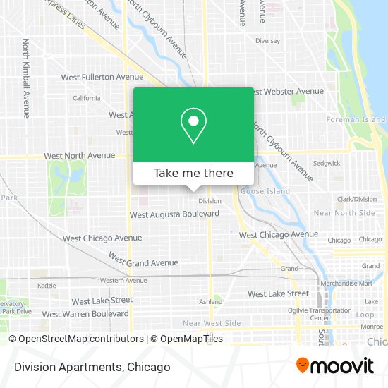 Division Apartments map