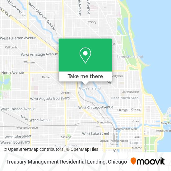 Treasury Management Residential Lending map