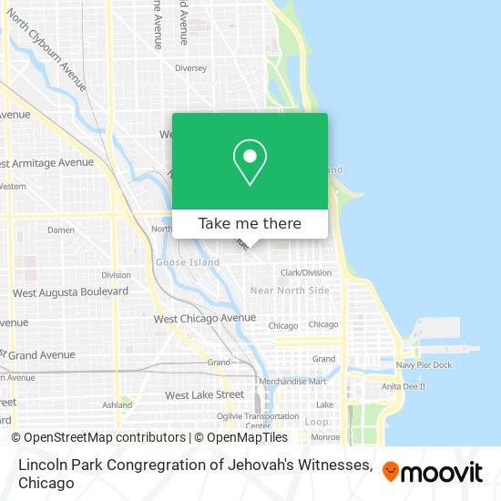 Mapa de Lincoln Park Congregration of Jehovah's Witnesses