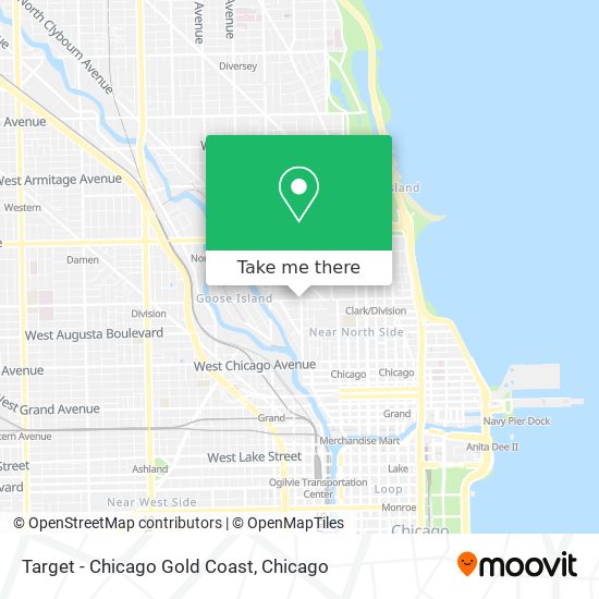 Mapa de Target - Chicago Gold Coast