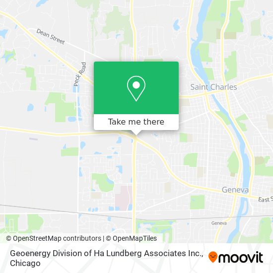 Geoenergy Division of Ha Lundberg Associates Inc. map