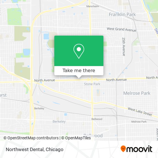 Northwest Dental map