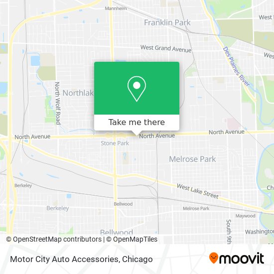 Motor City Auto Accessories map