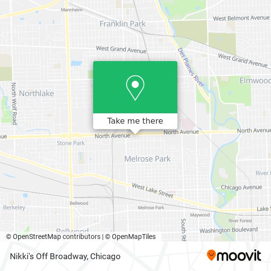 Nikki's Off Broadway map