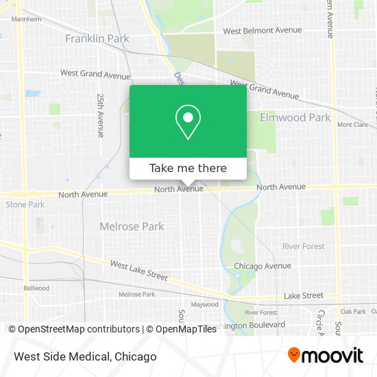 Mapa de West Side Medical