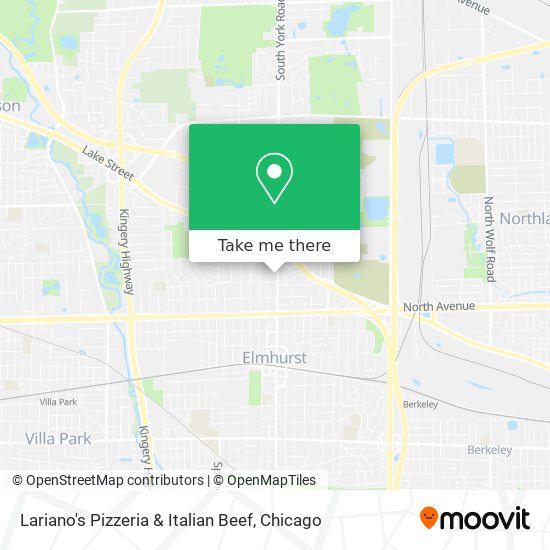 Lariano's Pizzeria & Italian Beef map