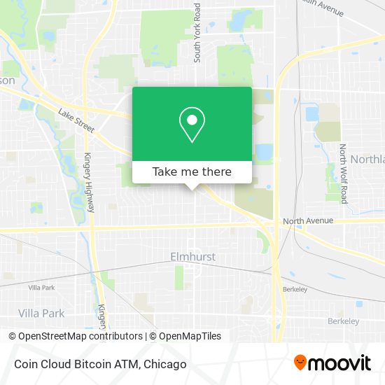 Coin Cloud Bitcoin ATM map