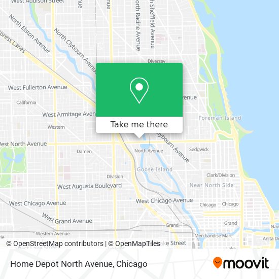 Mapa de Home Depot North Avenue