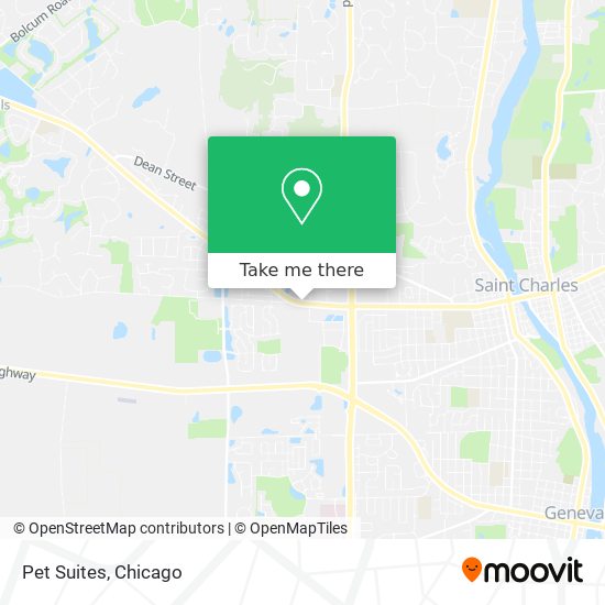 Pet Suites map