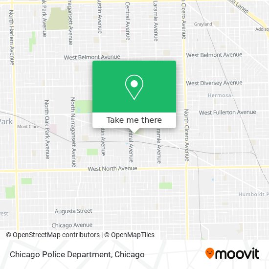 Chicago Police Department map