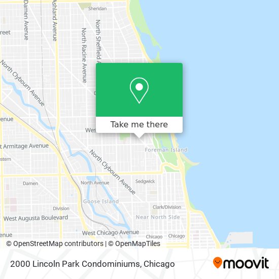 2000 Lincoln Park Condominiums map