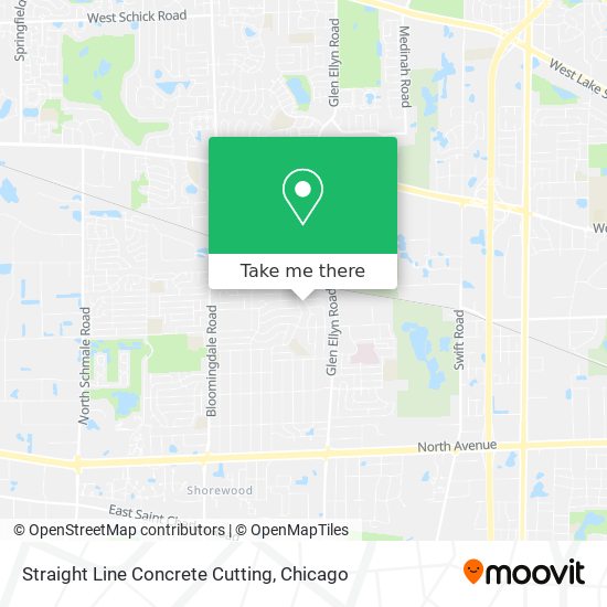 Mapa de Straight Line Concrete Cutting